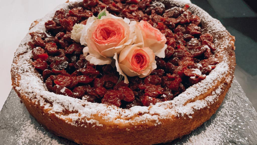 Cheesecake with sour cherries | FATTORIA MARIA