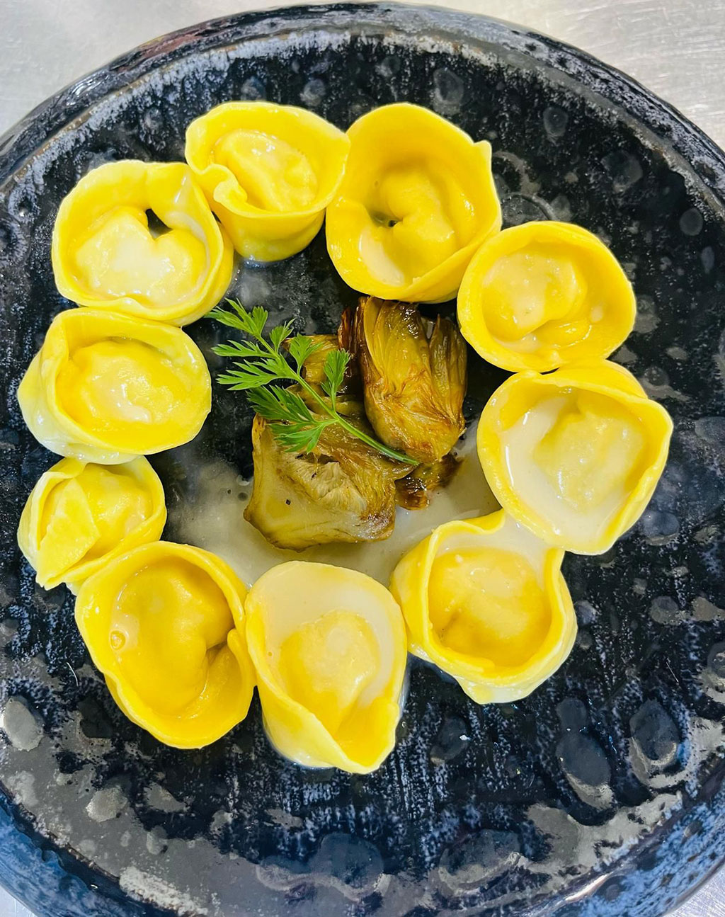 Tortelli ripieni di mortadella e carciofi | FATTORIA MARIA