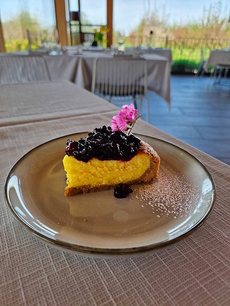 Cheese cake with caramelised berries | FATTORIA MARIA
