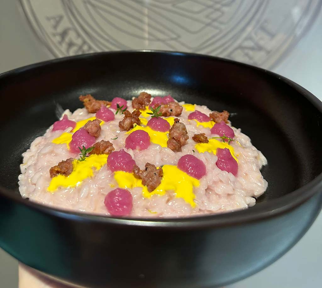 Il risotto che prende colore | FATTORIA MARIA