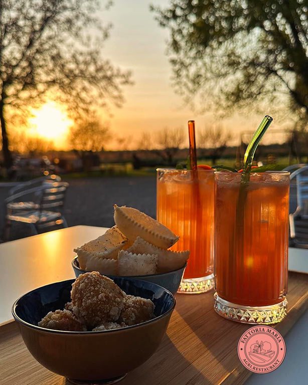 Aperitivo con Vista sul Tramonto | FATTORIA MARIA